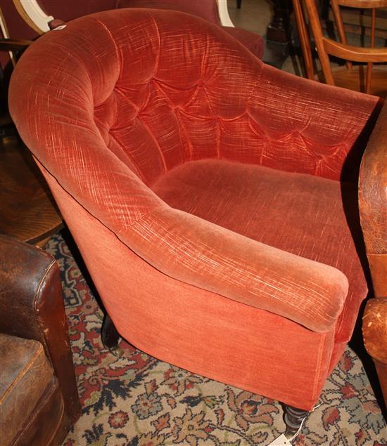 Victorian tub chair